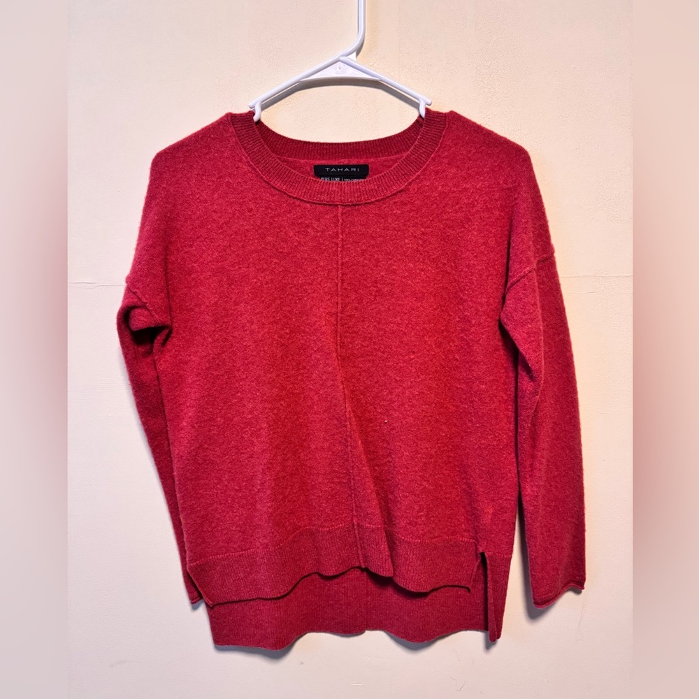 3 sweater Bundle -2) Tahari PureLuxe 100% Cashmere sweaters & 1) J Crew sweater.